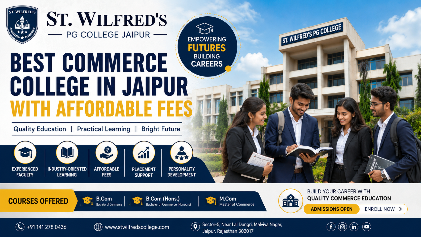 Best Commerce College in Jaipur with Affordable Fees