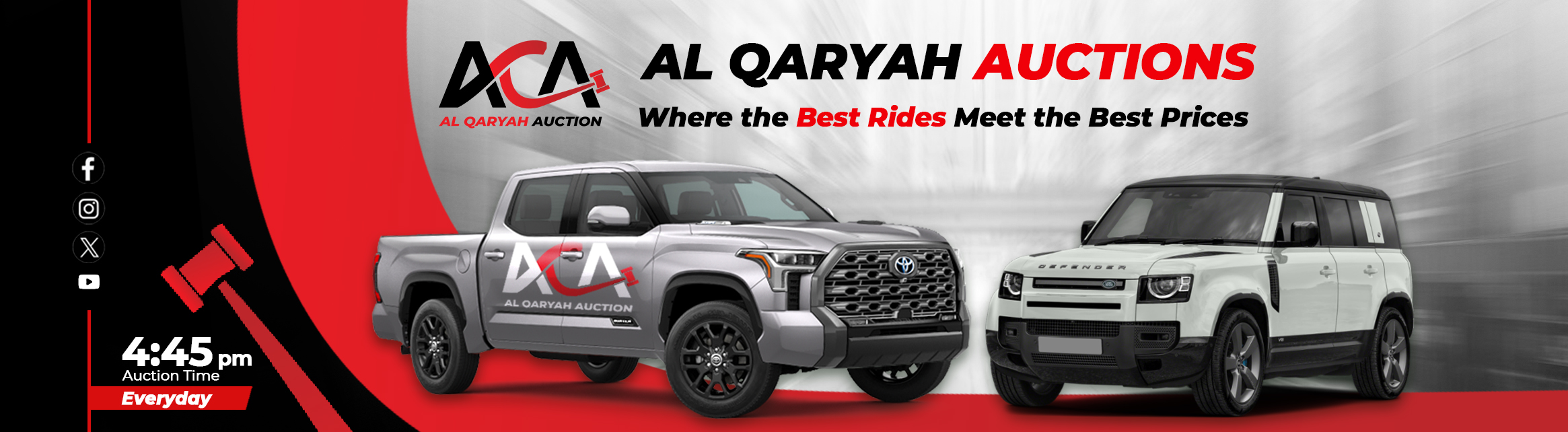 Best Used and Salvage Vehicles Auction in UAE | Al Qaryah Auctions
